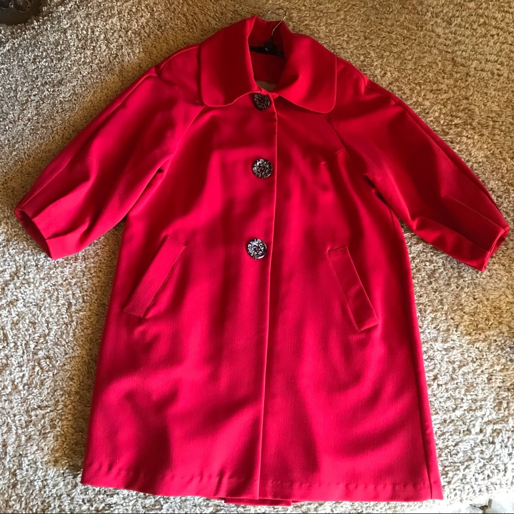 Super cute red jacket! Great for Christmas!